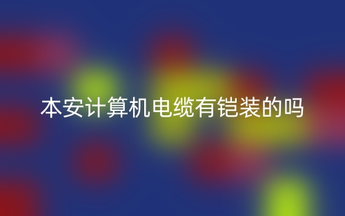 本安計(jì)算機(jī)電纜有鎧裝的嗎？(圖1)
