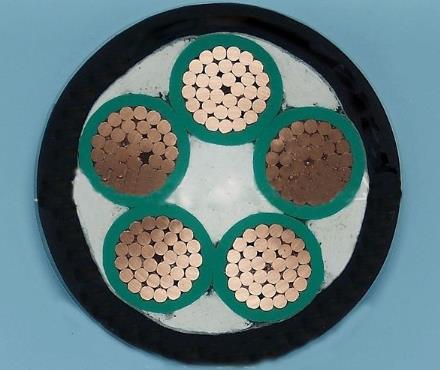 YJV、YJLV5芯5*120、150、185、240、300平方電纜外徑、載流量表(圖1)