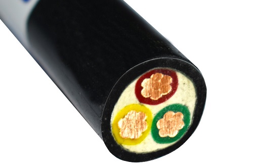 0.6/1KV VV、VLV3芯3*4、10、25、35、50、70、95平方電纜外徑、重量及載流量表(圖1)